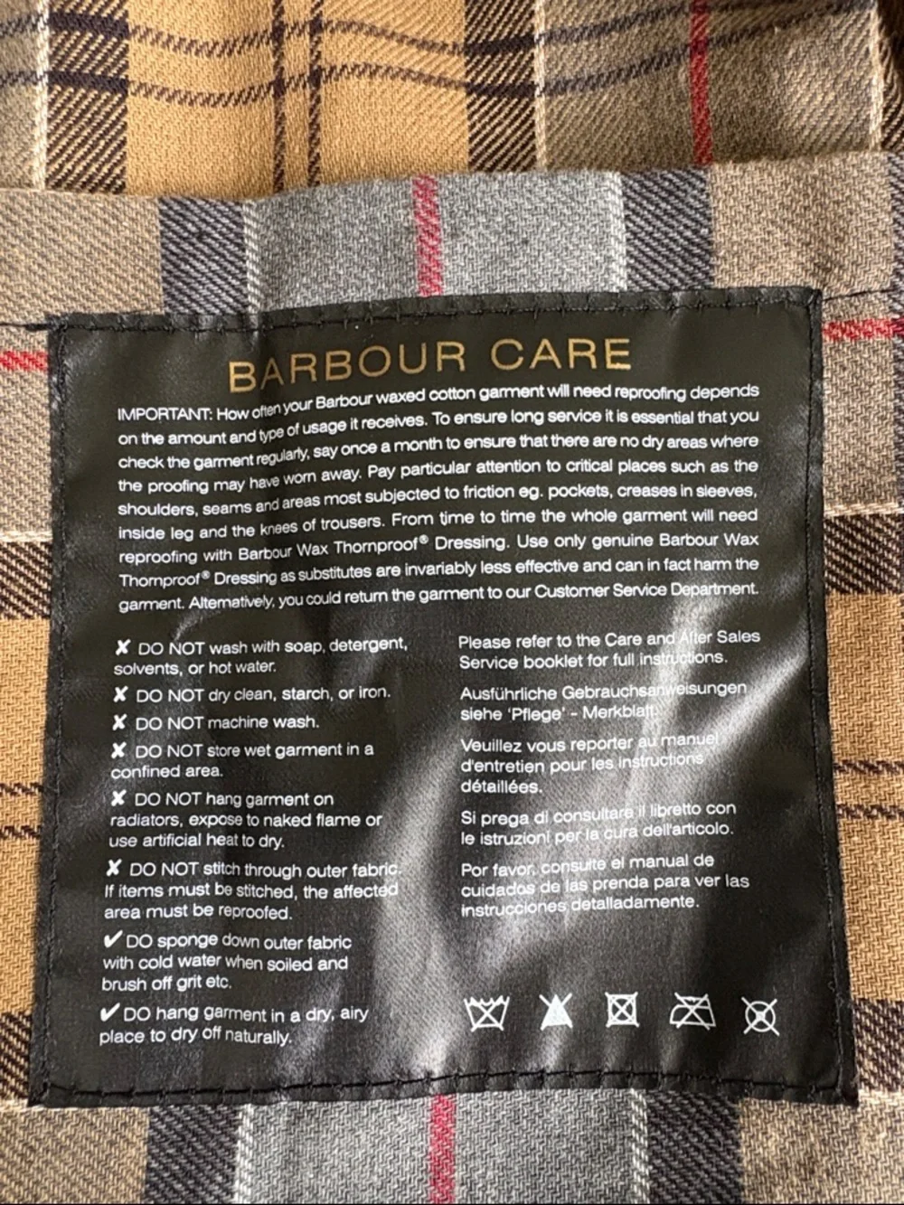 Mens Barbour International Wax Jacket - black, 42 - Picture 5 of 13